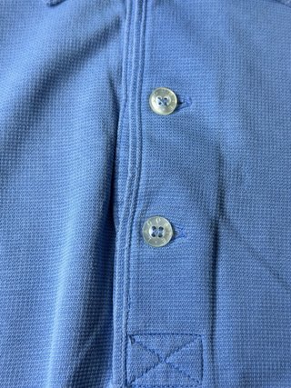 Polo Lacoste Vintage Anni '90 Blu