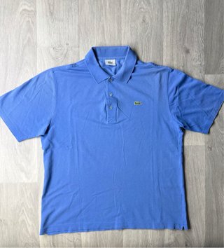 Polo Lacoste Vintage Anni '90 Blu