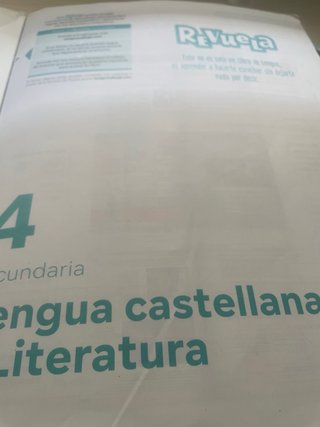 libro lengua castellana y literatura 4°eso