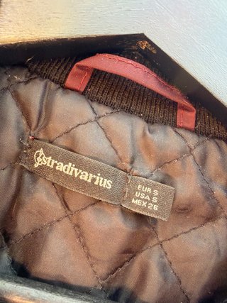 Cazadora Bomber Granate Stradivarius