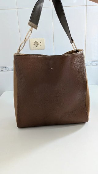 Bolso Purificación García piel marrón