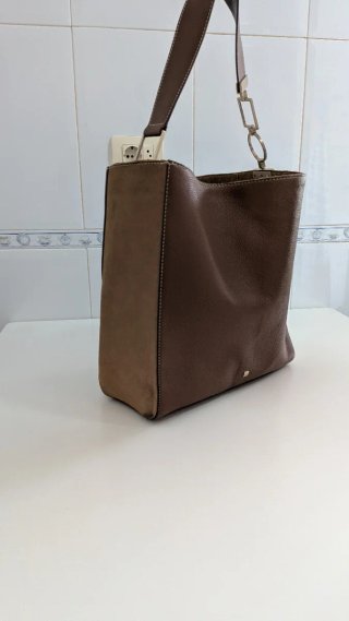 Bolso Purificación García piel marrón