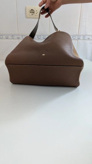 Bolso Purificación García piel marrón