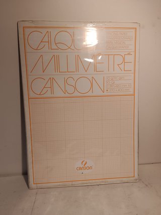 Papel milimetrado Canson A3 70g
