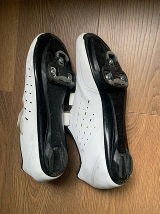 Zapatillas bici carretera Van Rysel blancas