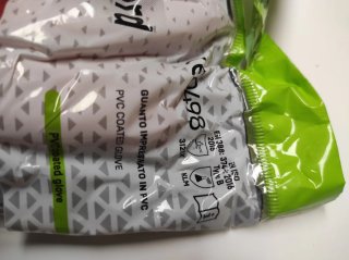 3 paia di guanti in pvc / Neri