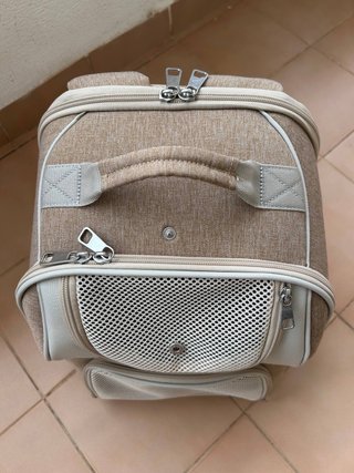 Mochila Trixie Willow 38x25x45cm Beige/Marrón