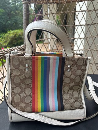 Bolso Coach Marrón Multicolor