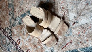 Feners Sandalias Beige y Marrón