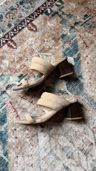 Feners Sandalias Beige y Marrón