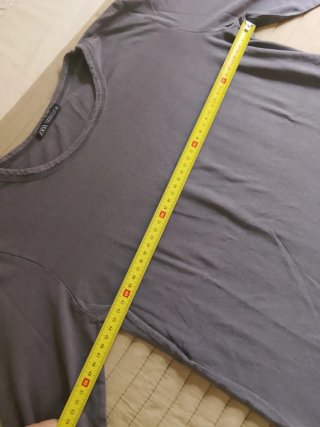 Camiseta Zara manga larga azul