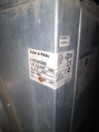 Extractor de humos industrial