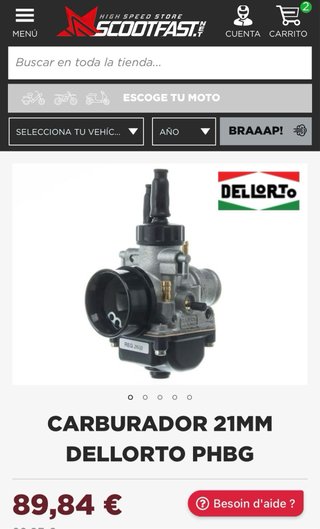 Carburador Dellorto 21 PHBG