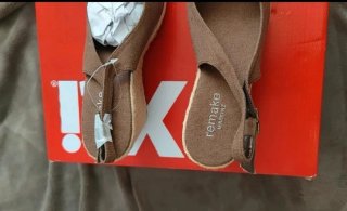 Sandalias Marypaz tacón marrón