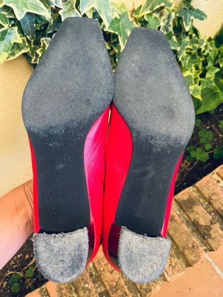 Zapatos MIL Shoes Piel Rojos Talla 39