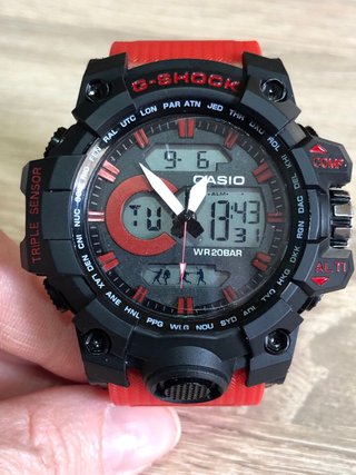 Reloj Casio G-Shock Negro/Rojo