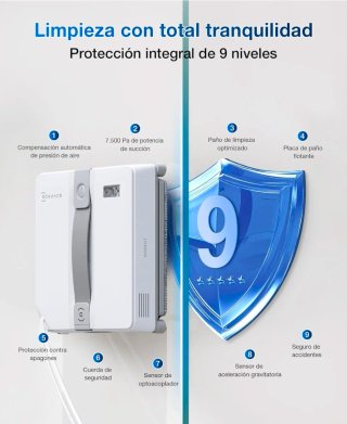 Robot Limpiacristales Ecovacs Winbot M