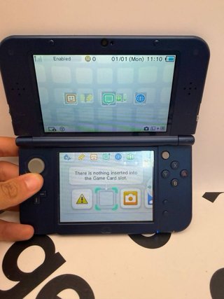 Nintendo 3DS XL Blu Console + Caricatore