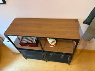 Mueble aparador metal y madera