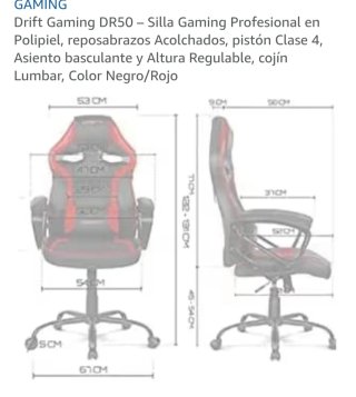 Silla Gaming Drift DR50 Profesional