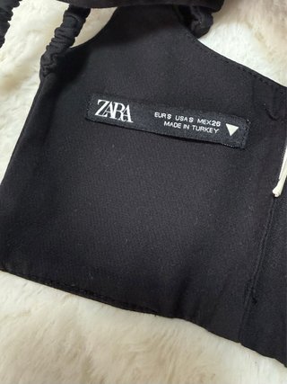Top Zara Negro Corto