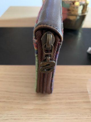 Cartera Desigual pájaro bordado