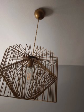 Lámpara de techo diseño geométrico