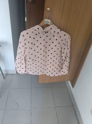 Chaqueta/Torera Algodón Lunares Rosa