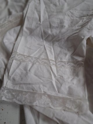 Camicia vintage con pizzo