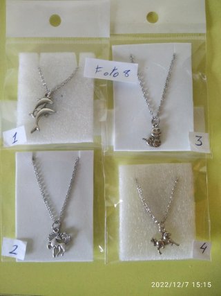 Lote 40 collares plata 1€ c/u  Todos 30€