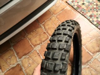 Ruedas de tacos para moto trail, Michelin anakee