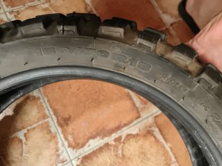 Ruedas de tacos para moto trail, Michelin anakee