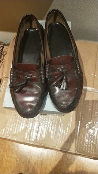 Mocasines vintage piel marrón talla 42