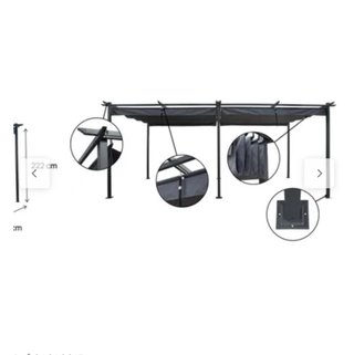 Pergola retractil nueva sin estrenar!!