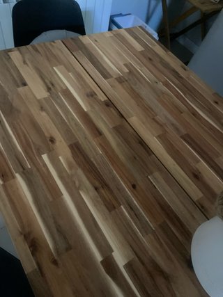 Mesa comedor madera y 6 sillas ikea