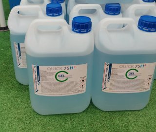Lote 8 Garrafas Gel Hidroalcohólico