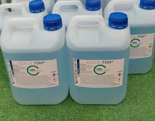 Lote 8 Garrafas Gel Hidroalcohólico