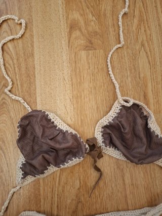 Bikini Pampaflower efecto piel