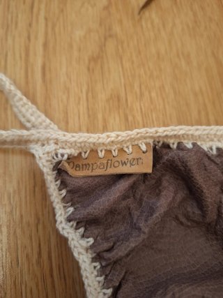 Bikini Pampaflower efecto piel