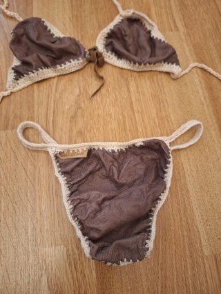 Bikini Pampaflower efecto piel