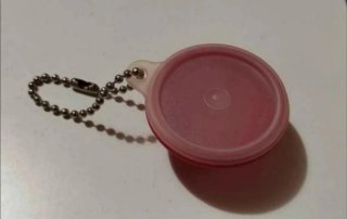 Llavero mini Tupperware original vintage