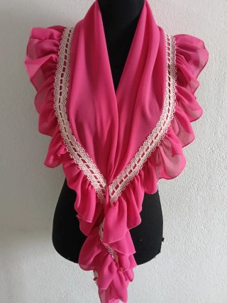 Mantoncillo de Flamenca Rosa