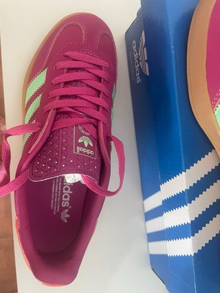 Adidas Gazelle Zapatillas Rosa y Verde