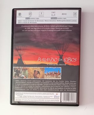 DVD Bailando con Lobos Edición Especial