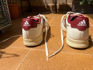 Adidas Bambas Blancas y Rojas Talla 45