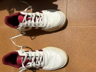 Adidas Bambas Blancas y Rojas Talla 45