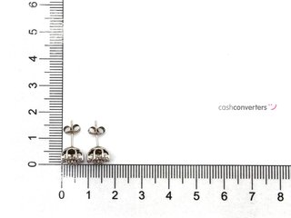 pendientes oro 18k con piedra con circonita