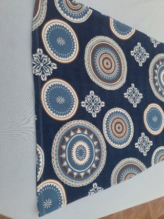 Vestido T M Estampado.  Medidas en descripción