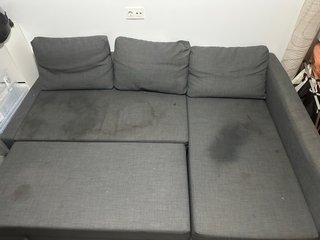 Sofá Chaise Longue IKEA Gris con Arcón y Cama