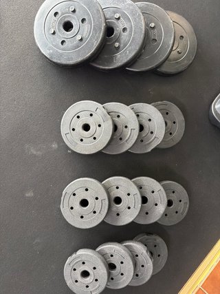Discos de Pesas 5kg, 2kg, 1,50kg, 1.25kg